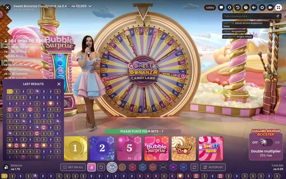 Използване на тракера Sweet Bonanza Candyland Използване на тракера Sweet Bonanza Candyland