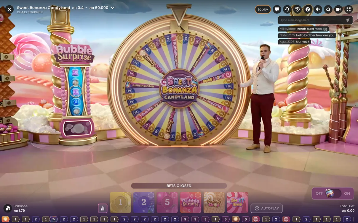Бонус функции в Sweet Bonanza Candyland Бонус функции в Sweet Bonanza Candyland