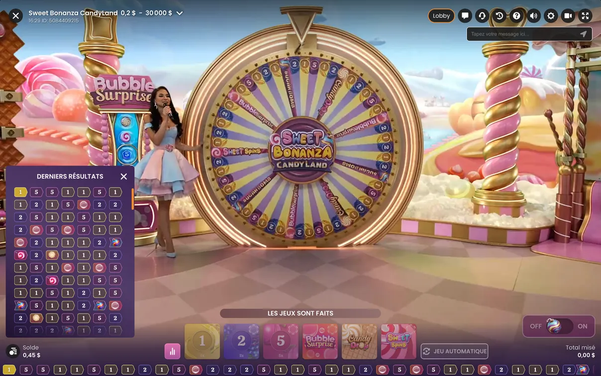 Utilisation du Tracker Sweet Bonanza Candyland Utilisation du Tracker Sweet Bonanza Candyland