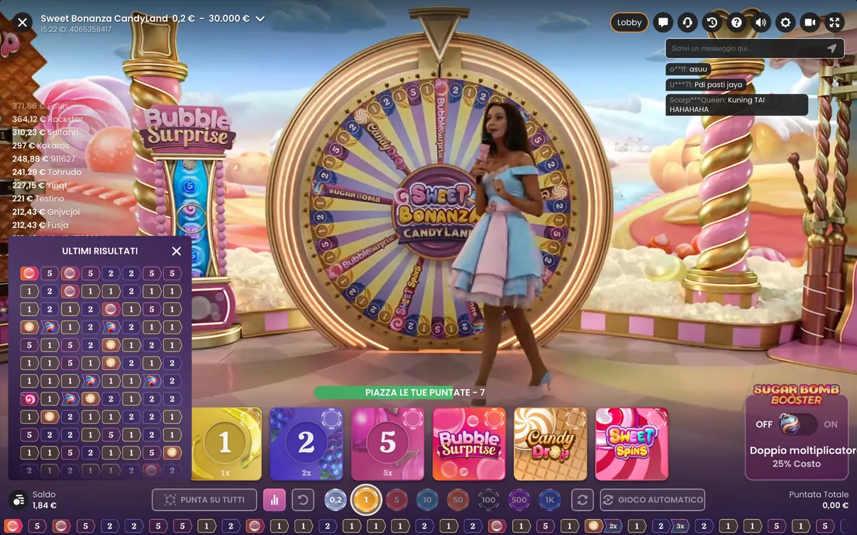 Utilizzo del Tracker Sweet Bonanza Candyland Utilizzo del Tracker Sweet Bonanza Candyland