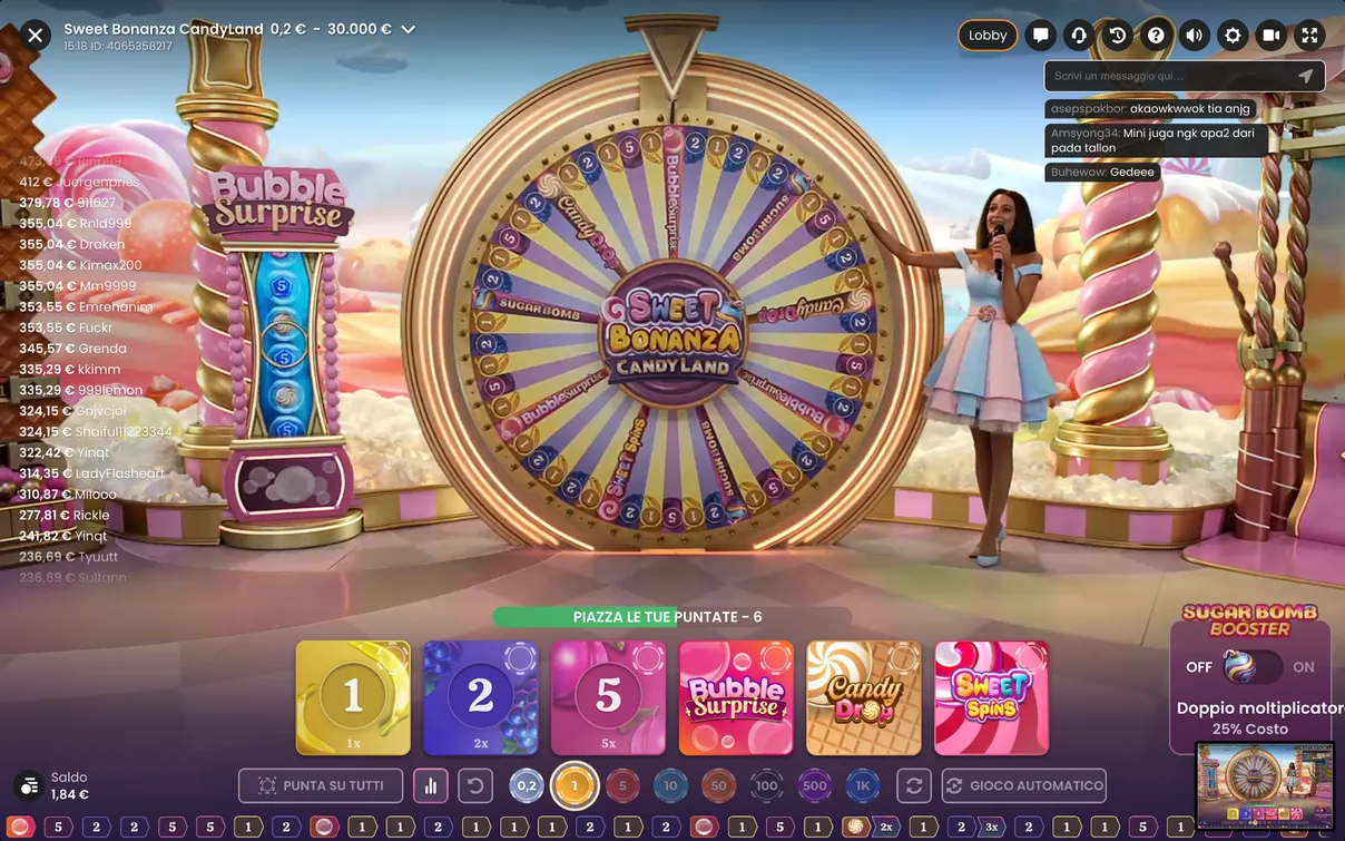 Caratteristiche Bonus in Sweet Bonanza Candyland Caratteristiche Bonus in Sweet Bonanza Candyland