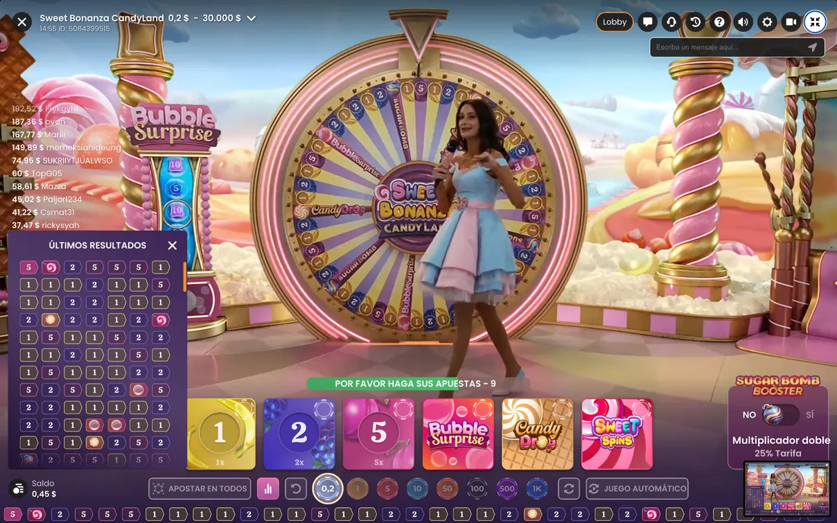 Usando el Rastreador de Sweet Bonanza Candyland Usando el Rastreador de Sweet Bonanza Candyland