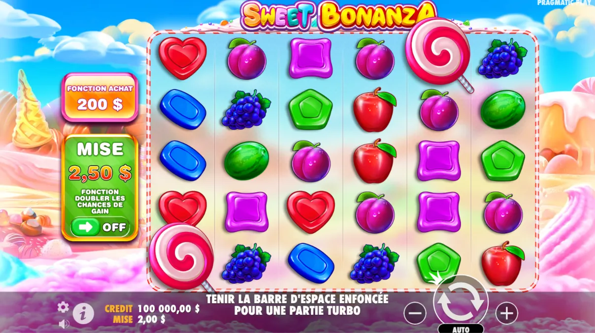 Comment jouer &agrave; la d&eacute;mo de Sweet Bonanza