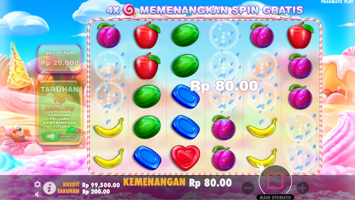 Cara bermain demo Sweet Bonanza