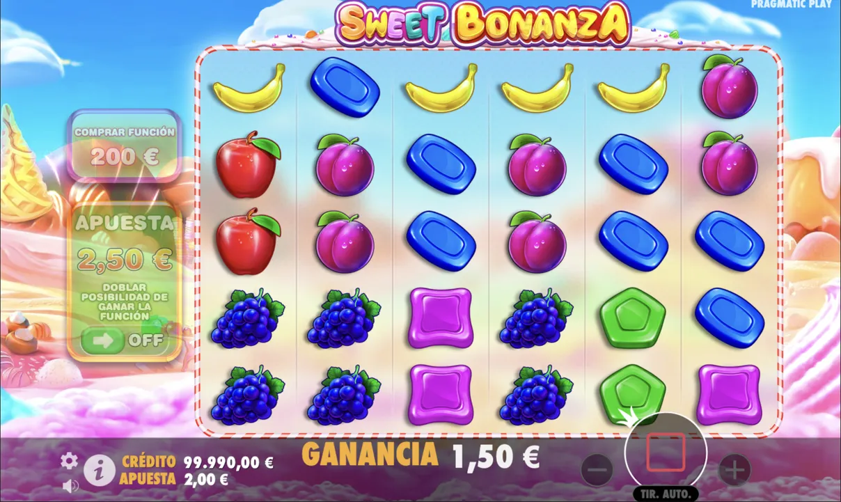 Beneficios del juego gratis de Sweet Bonanza