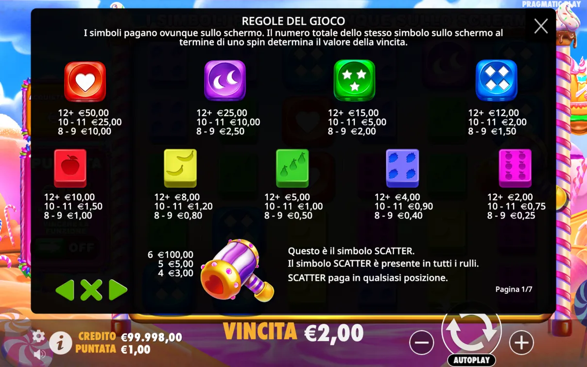 Il gioco introduce un simbolo speciale - un martello. Il gioco introduce un simbolo speciale - un martello.