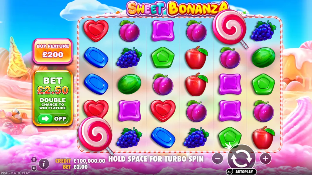 The Interface in Sweet Bonanza