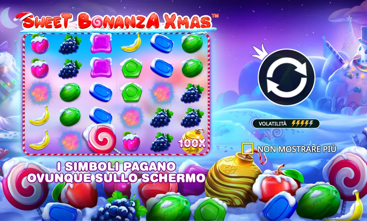 Sweet Bonanza Xmas – Funzionalità del gioco Sweet Bonanza Xmas – Funzionalità del gioco
