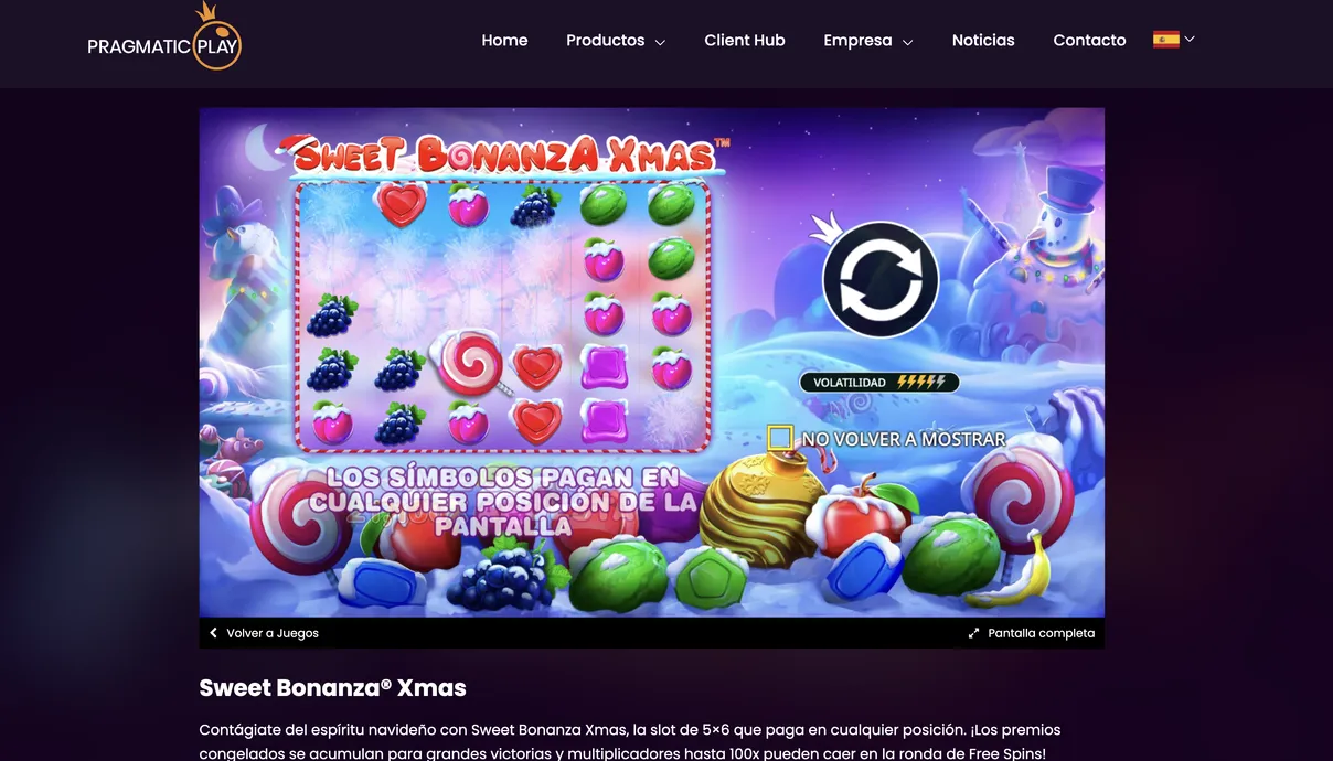 Versión Demo de Sweet Bonanza Xmas Versión Demo de Sweet Bonanza Xmas